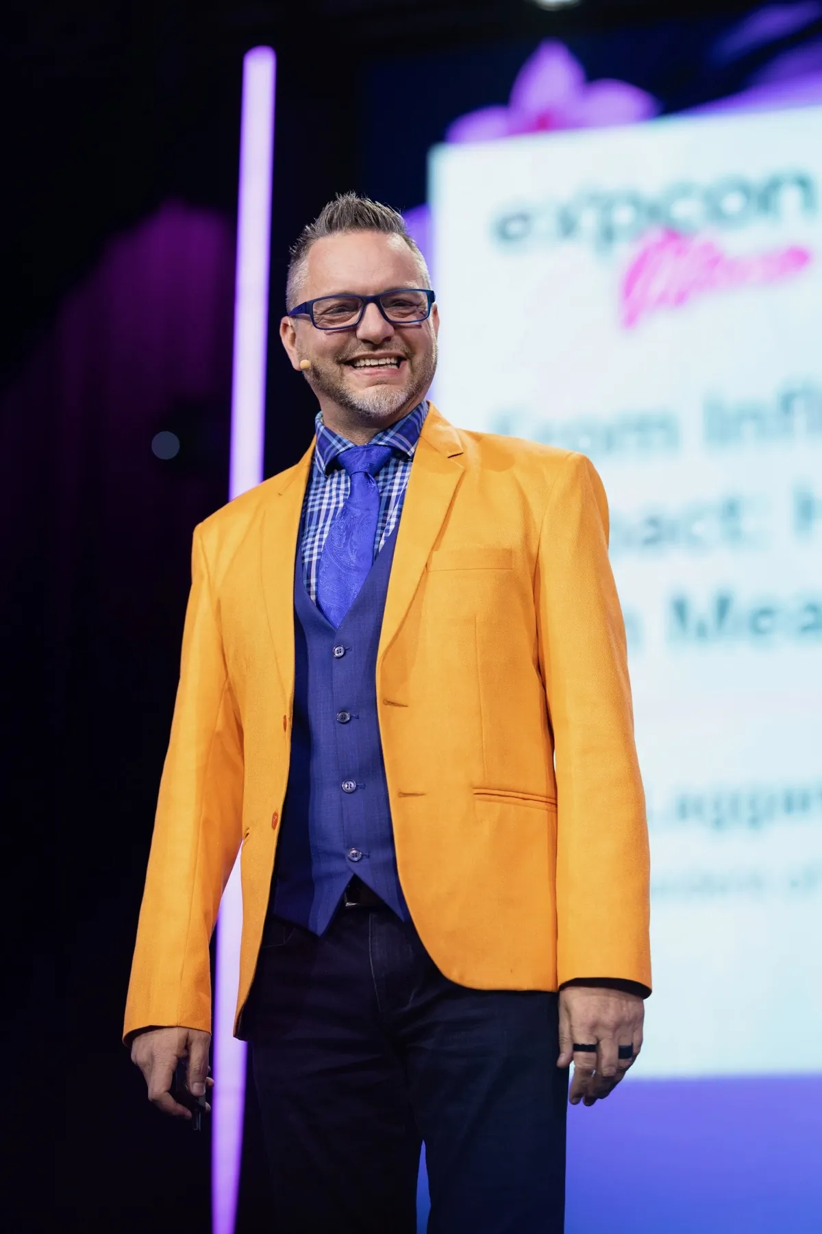 Russ Laggan on stage