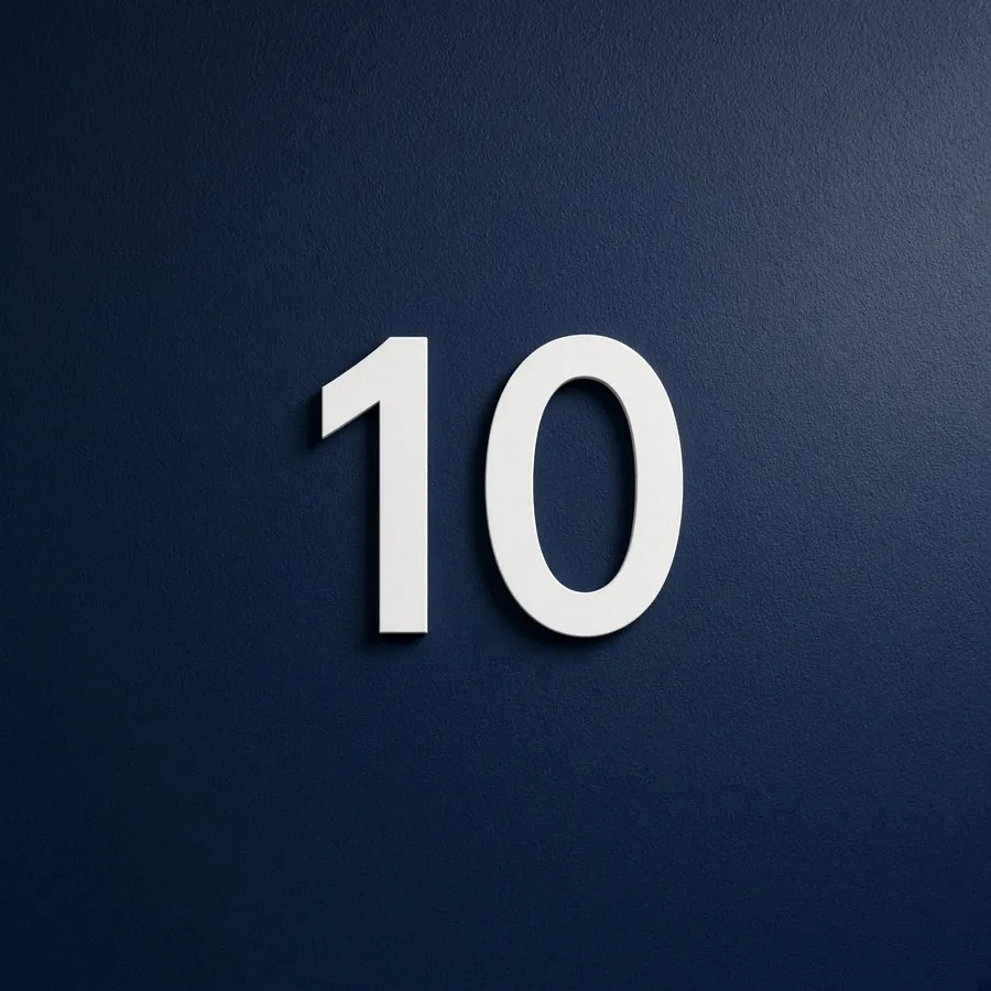 The number 10